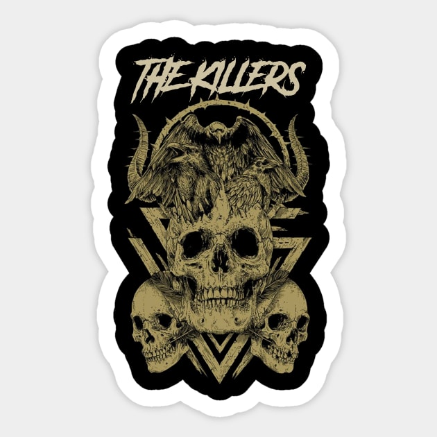 THE KILLERS BAND MERCHANDISE Sticker by Pastel Dream Nostalgia